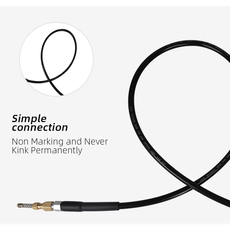 SPS 5800PSI 40 MPA 100 FT High Pressure Washer Hose Pipeline Flushing Spring Sewer Jetting Nozzle K.C. K Series supplier