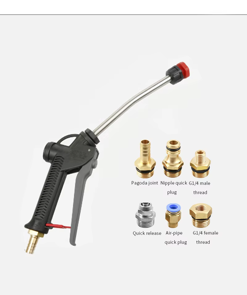 SPS High Pressure Water Spray Foam Gun Car Chemical Liquid Wax Spray Gun Car Wash Washer Gun With Spray Nozzle factory