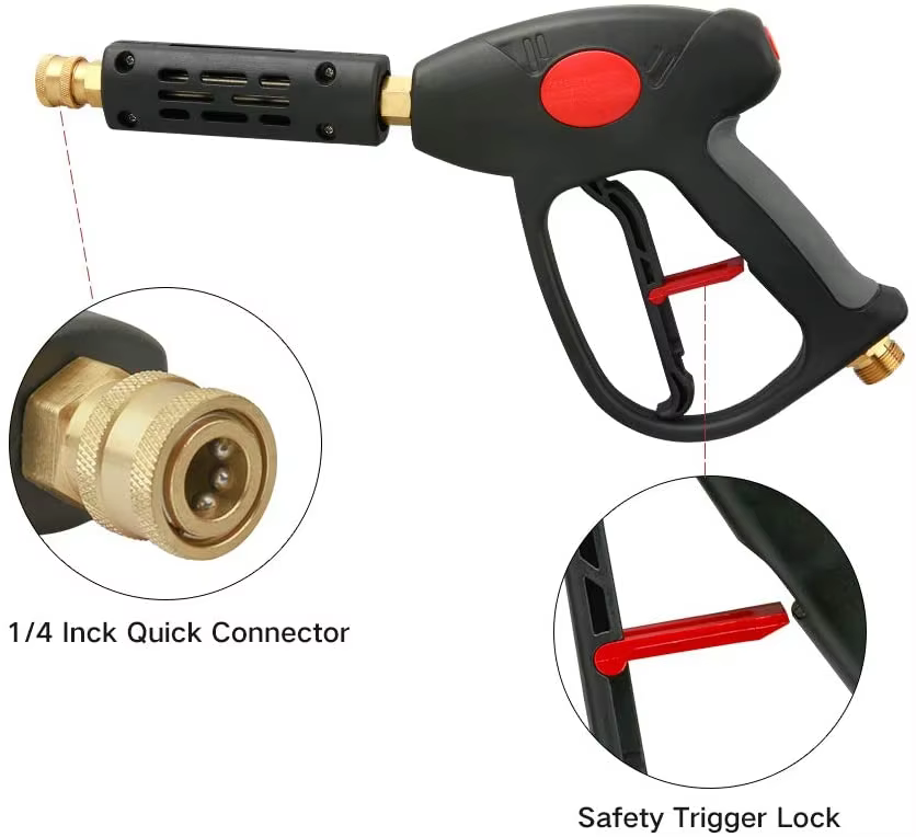 SPS 4000 PSI High Pressure Water Spray Gun Kit Car Wash Equipment for Sale Power Washer Gun manufacture