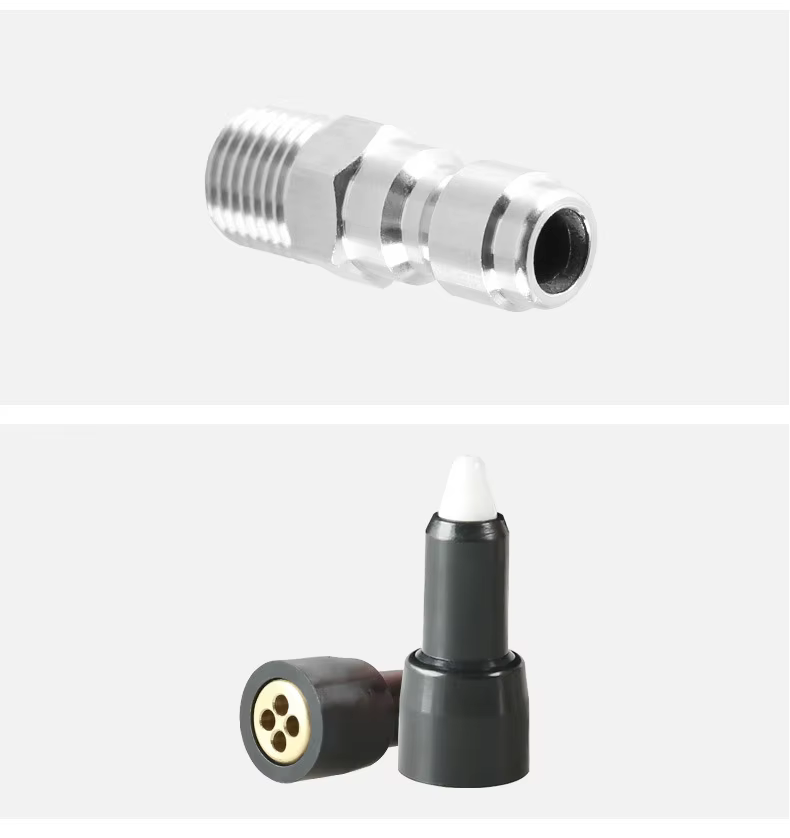 SPS 3600 PSI 5 Color Nozzle Tips 360 Degrees Wear-resistant High Pressure Water Spray Rotating Plating Turbo Nozzles factory