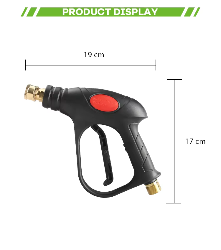 Factory 3000 PSI Cooper Valve High Pressure Water Gun Car Cleaning Trigger Washing Gun with 5 Nozzle Tips M22-14 Fitting factory