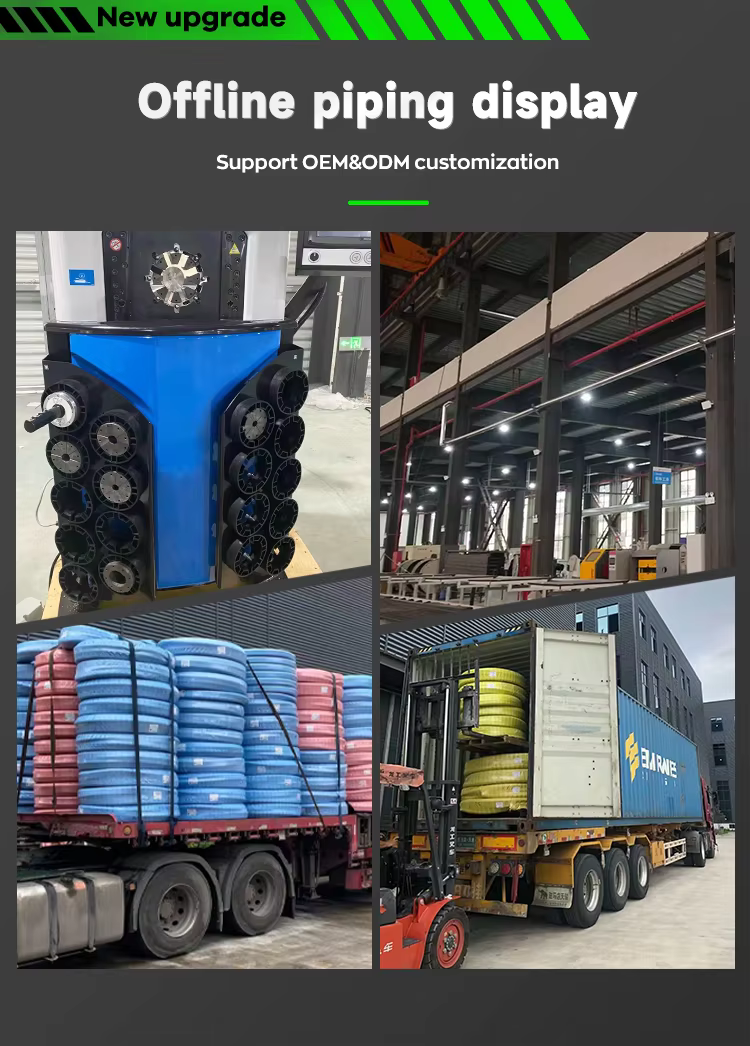 High Quality 280Bar 4060PSI Industrial Hydraulic Steel Wire Braided Flexible Rubber Pressure Washer Machine Hoses Reel manufacture