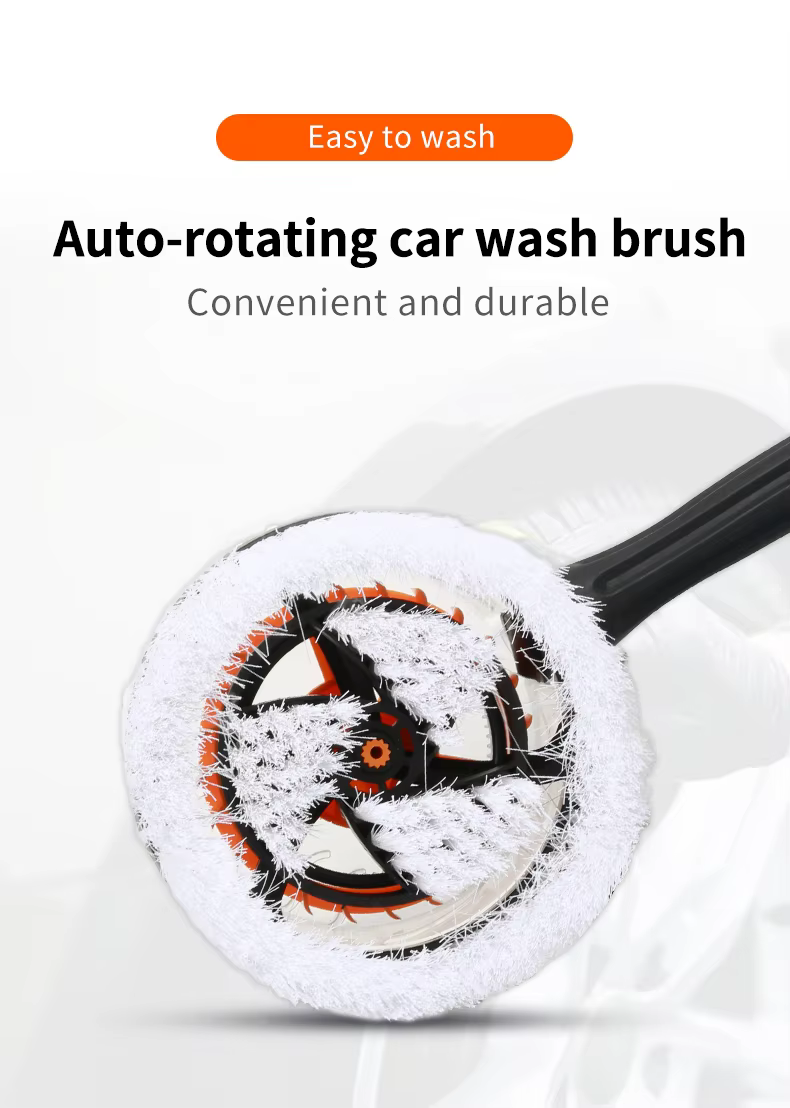 SPS Auto-rotating Car Wash Brush High Pressure Washer Car Washer PP Soft Fur Brushes factory