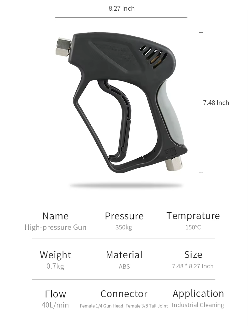 SPS 5000 PSI High Pressure Car Washer Cleaning Water Short Gun details