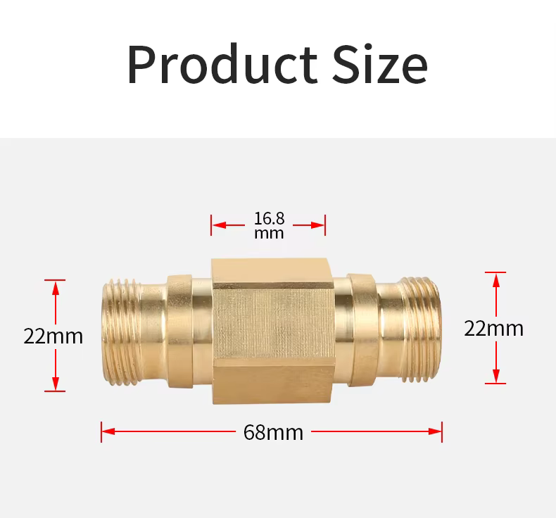 SPS M22-15 mm Male to M22-15 mm Male High Pressure Washer Coupler Fitting Adapters manufacture