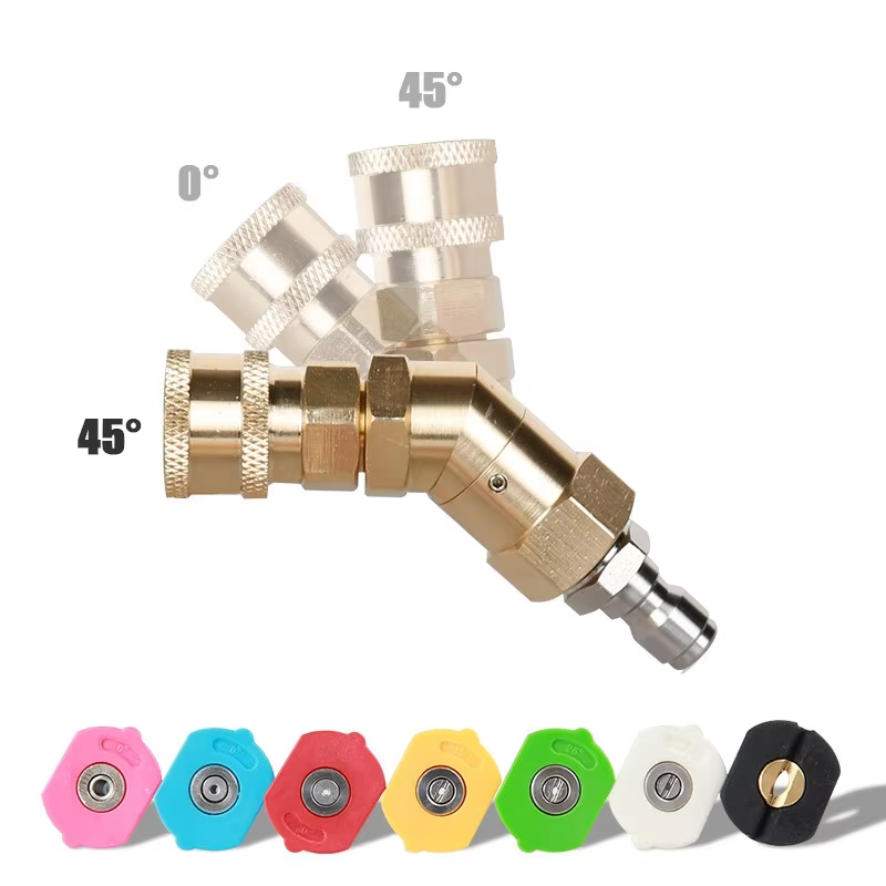 SPS 360 Degree Pivoting Coupler With 7 Water Spray Nozzle Tips Pressure Rotating Nozzle factory