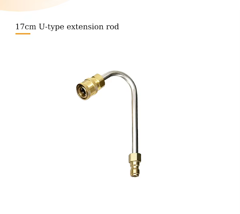 SPS 9PCS Rod Stainless Steel Extension Wand Right Angle Car Washing Extension Rod 1/4 QC Pressure Washer Extension Wand manufacture
