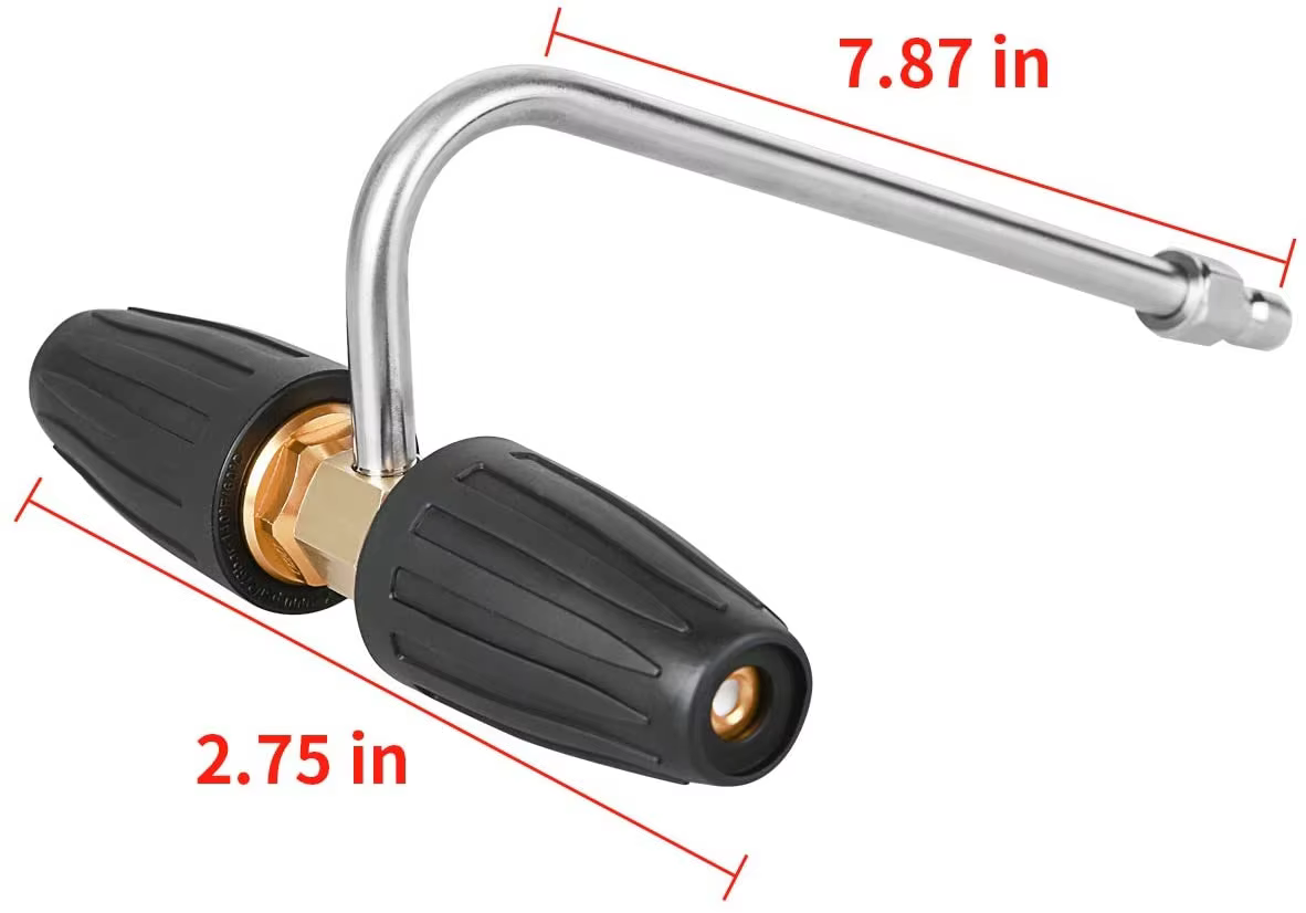 SPS 4000 PSI Gutter Cleaner Routary Nozzle Pressure Washers Attachment Rotating Turbo Nozzle supplier