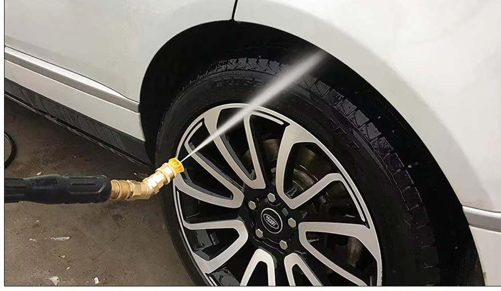 SPS 360 Degree Pivoting Coupler With 7 Water Spray Nozzle Tips Pressure Rotating Nozzle details