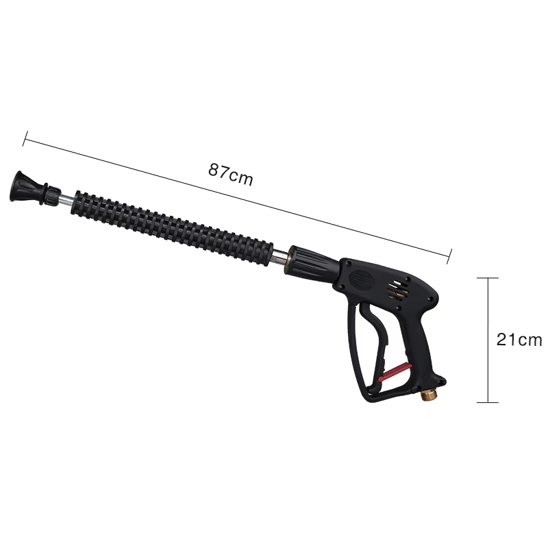 SPS OEM 5000PSI 350BAR High Pressure Washing Gun Pressure Gun With Extension Wand for Car Wash supplier