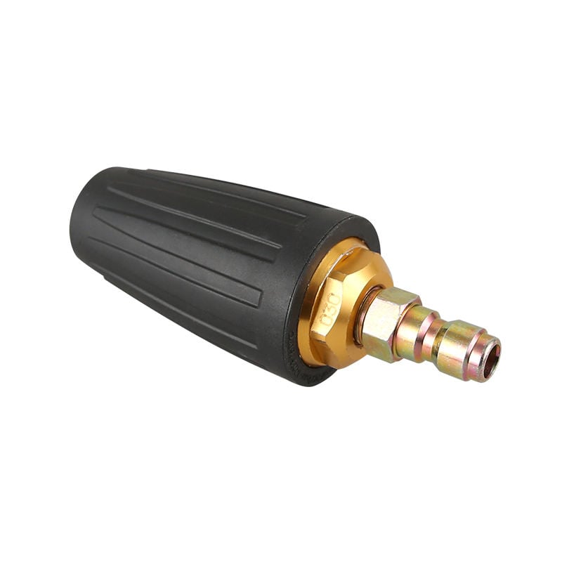 SPS 3000 PSI Solid Brass High Pressure Washer Turbo Nozzle Quick Connect Rotating Aluminum Water Nozzle