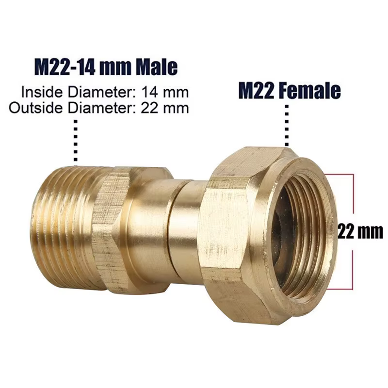SPS High Pressure Washer Swivel Joint Hose Fittings Quick Connect Coupling Pressure Washer Gun Adapter Pivoting Couple supplier