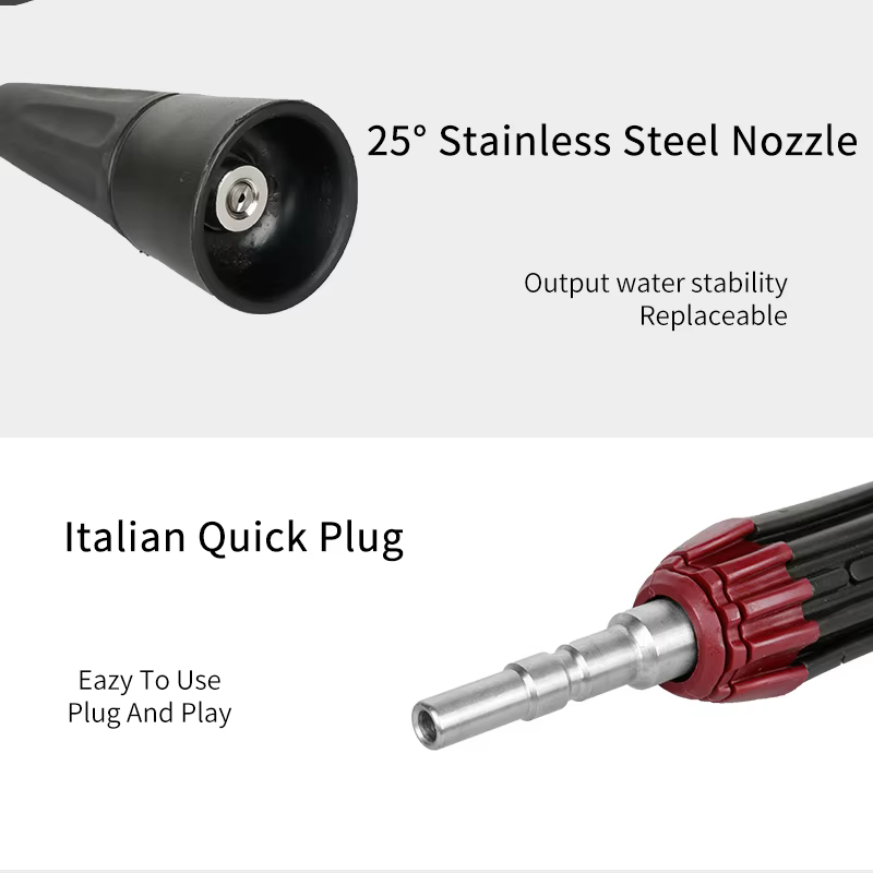 SPS Hot Sale Car Wash Equipment 350 Bar High Pressure Washer Water Spray Cleaning Gun With Italian Extension Wand manufacture