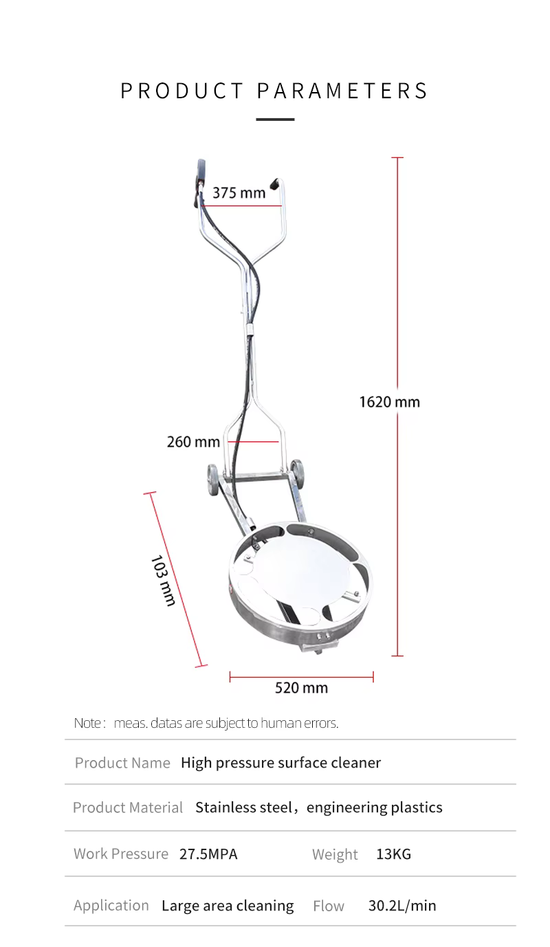 SPS 4000 PSI 20 Inch Stainless Steel High Quality High Pressure Washer Undercarriage Cleaner supplier