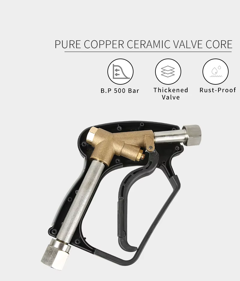 SPS 500 Bar High Pressure Water Gun Industrial Pressure Cleaning Equipment details