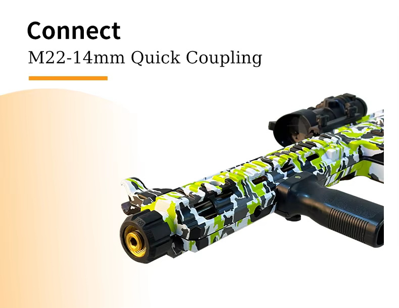 5000 PSI High Power Car Washing Water Spray Cleaning Washer Pressure Gun With 5 Nozzle Tips M22 Fittings manufacture