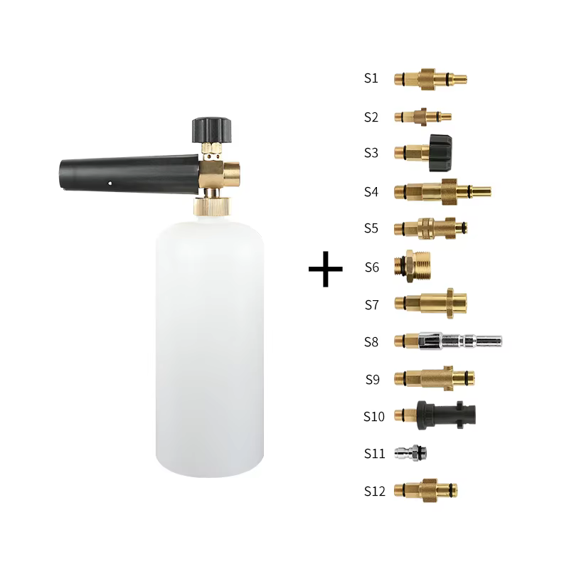 SPS High Pressure Snow Foam Cannon Lance Car Cleaning Tool Equipment Foam Sprayer Foam Bottle for Cars manufacture