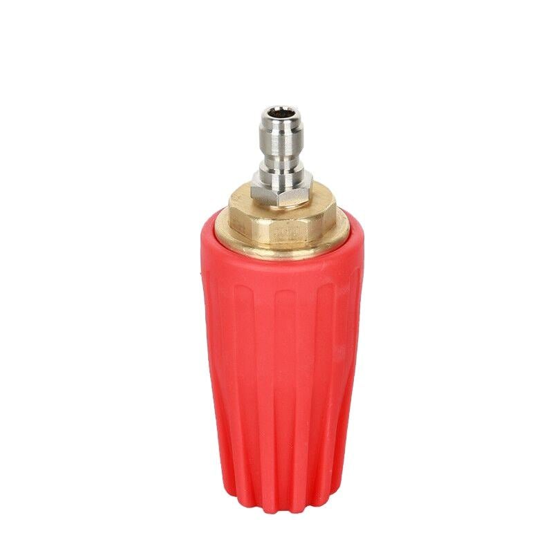 SPS 5000 PSI 1/4 Inch Quick Connect High Pressure Power Washer Red Rotary Turbo Nozzles