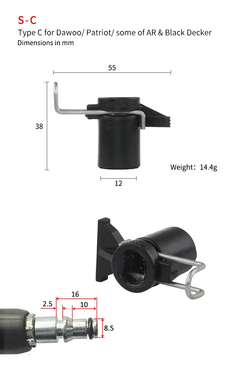 SPS High Pressure Washer Adapter Water Hose Fitting for Car Wash Water Gun Quick Connector factory