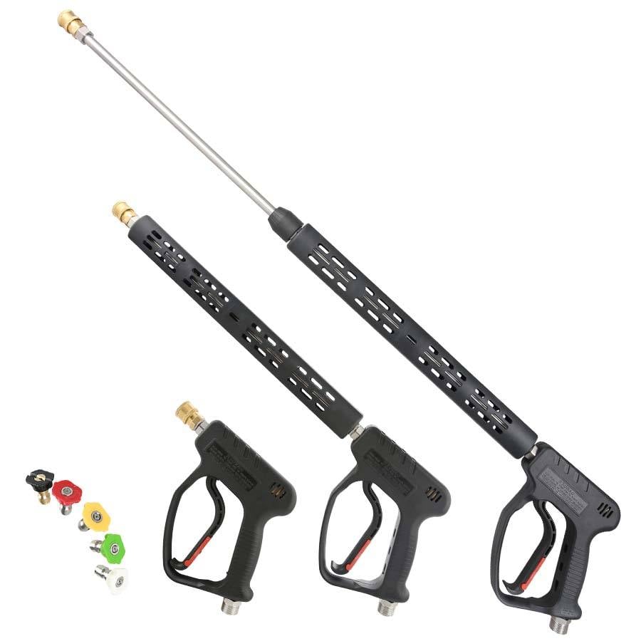 SPS High-Pressure Car Wash Turbo Cleaning Washing Spray Gun With Long Extension Replacement Wand