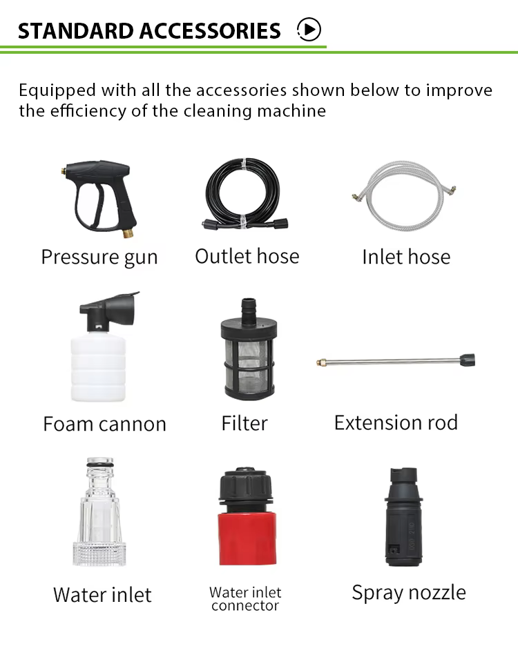 Portable Commercial Removable Power Jet Car Wash 1800w 140Bar High Pressure Washer High Pressure Washer factory