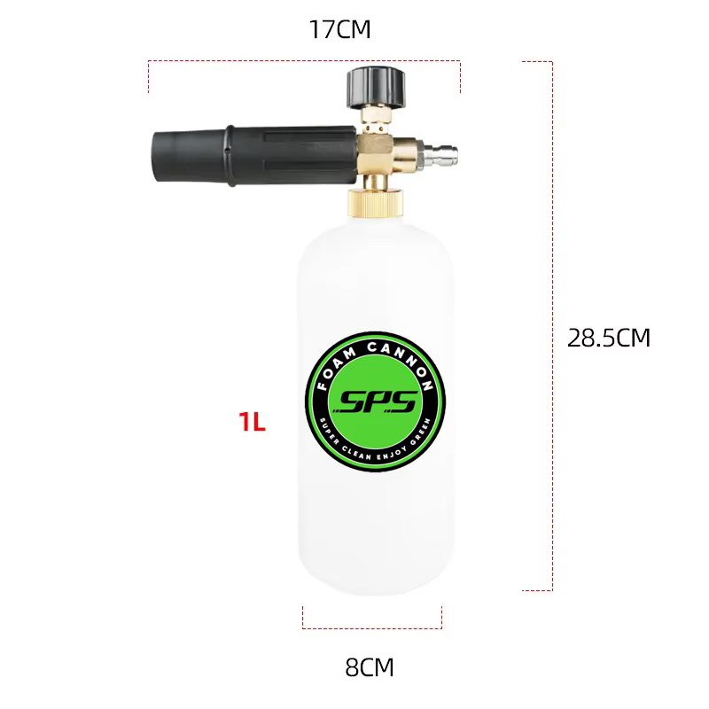 SPS 5000PSI 1L High Pressure Foam Cannon Car Wash Adjustable Snow Foam Lance details