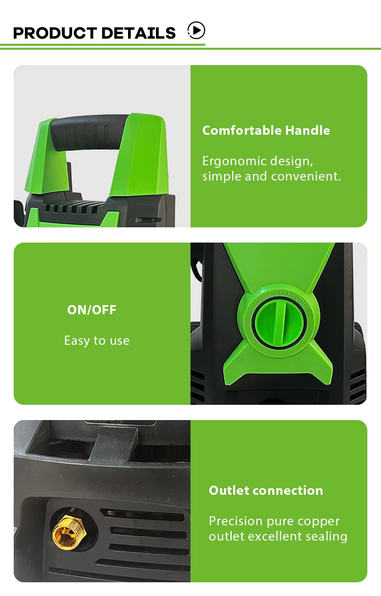 Portable Commercial Removable Power Jet Car Wash 1800w 140Bar High Pressure Washer High Pressure Washer details