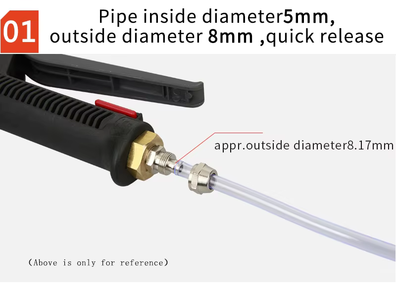 SPS ODM Water Spray Gun High Pressure Wax Liquid Car Washer Long Gun Portable for Chemical Liquid Spray Gun supplier