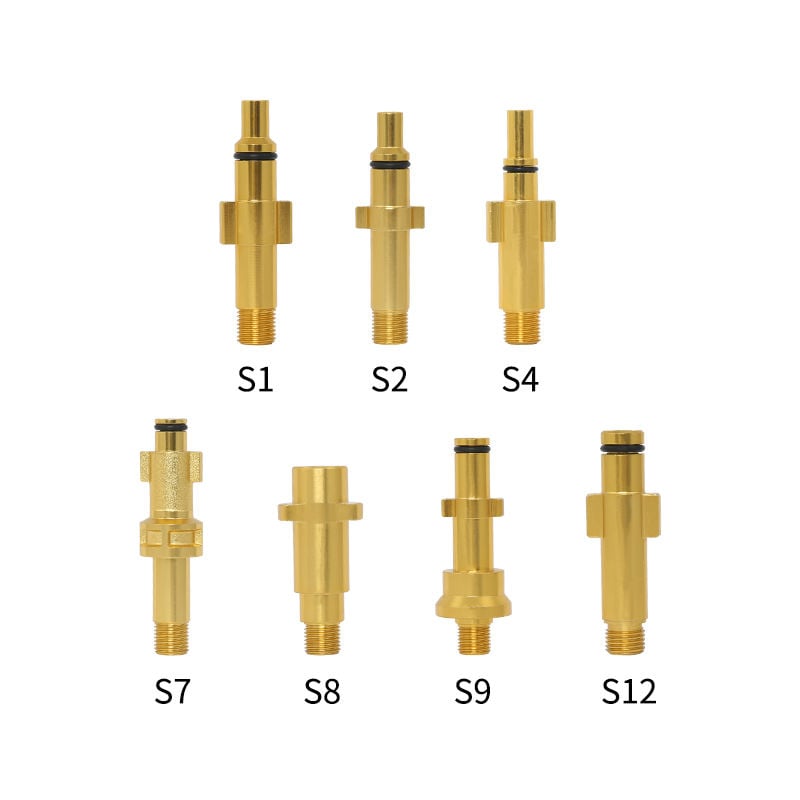 SPS Aluminum Foam Cannon Adapters and Connectors Quick Connect Fittings Car Wash Accessories