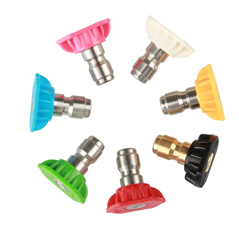 SPS 7 Color Nozzle 1/4" Quick Connect Car Wash Tips Soap and Rinse Jet Stream Long Range Nozzle supplier