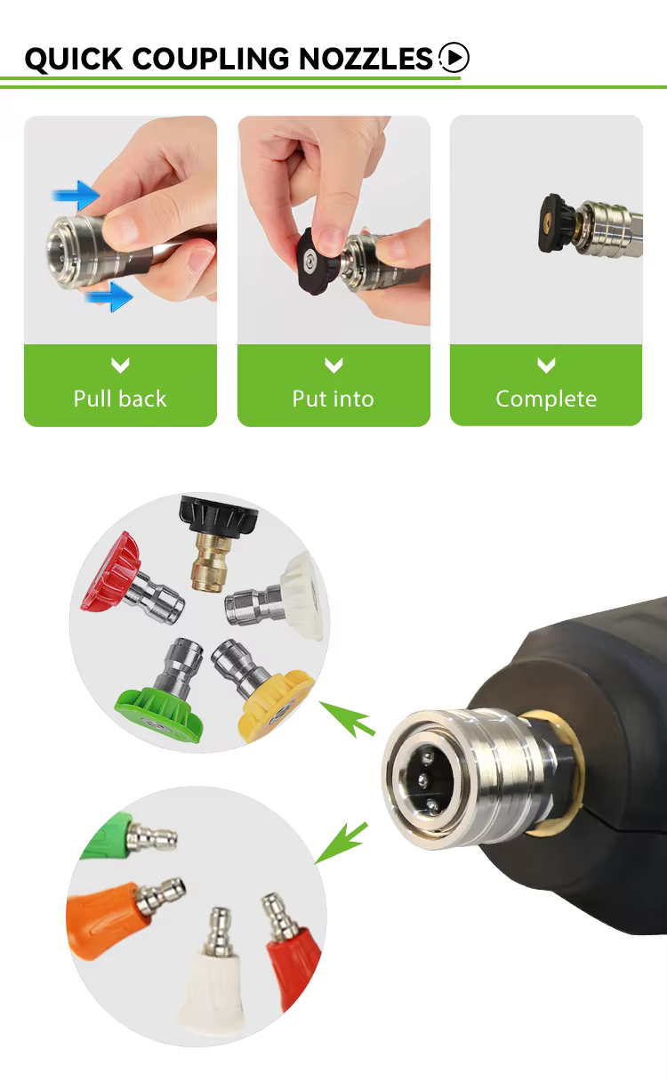 SPS 4350PSI 300bar High Quality Pressure Washer Gun Easy Lock Water Spray Short Trigger Gun for Car Washer Machine manufacture