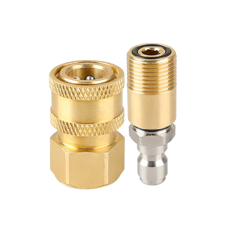 SPS HD Series 1/4 Quick Plug High Pressure Washer New Quick Connect Adapters Coupler Fitting details