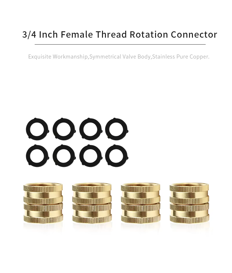 SPS Car Cleaning 3/4 Inch Internal Thread Brass Quick Connect Fittings Kits for Garden Hose factory