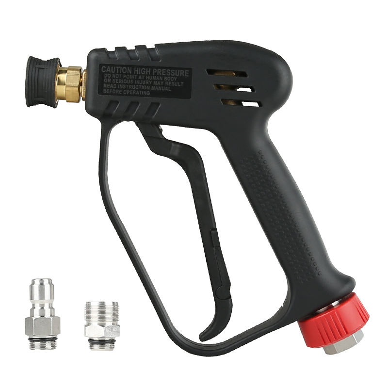SPS 4000 PSI 280 BAR High Pressure Washer Gun 3/8 Female Swivel Fitting Car Wash Short Gun Quick Coupler Pressure Spray Gun