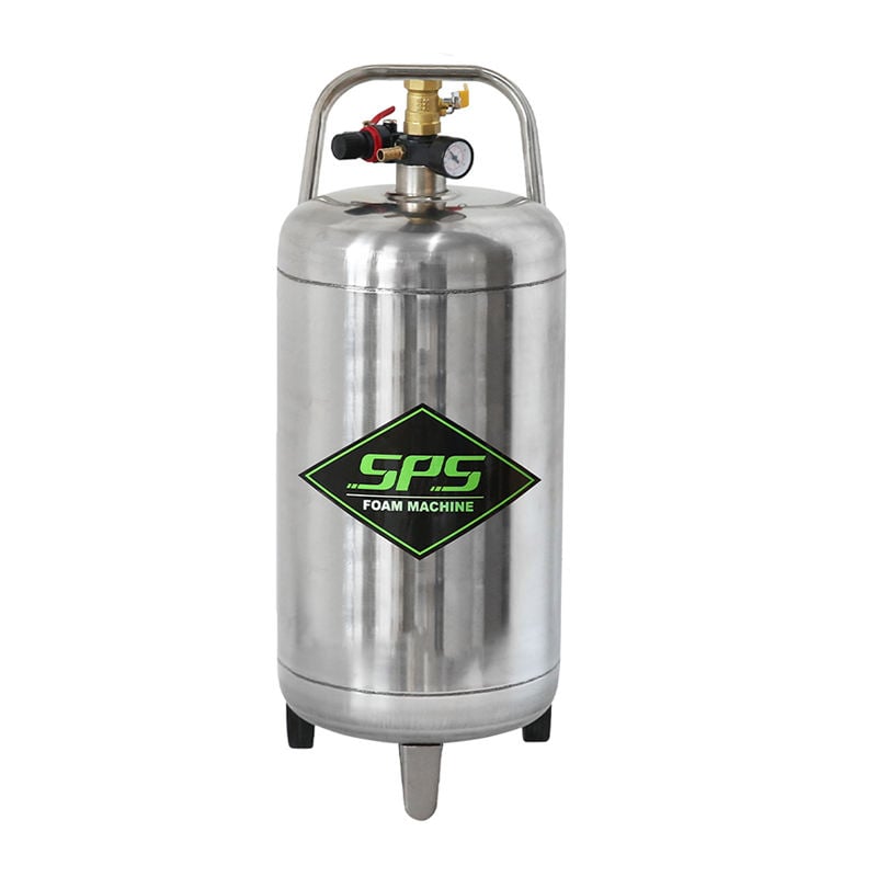 Macchina per schiuma di alta qualità in acciaio inox da 40 L, contenitore a bolle di neve, macchina spray per la cura dell'auto con lavaggio a schiuma