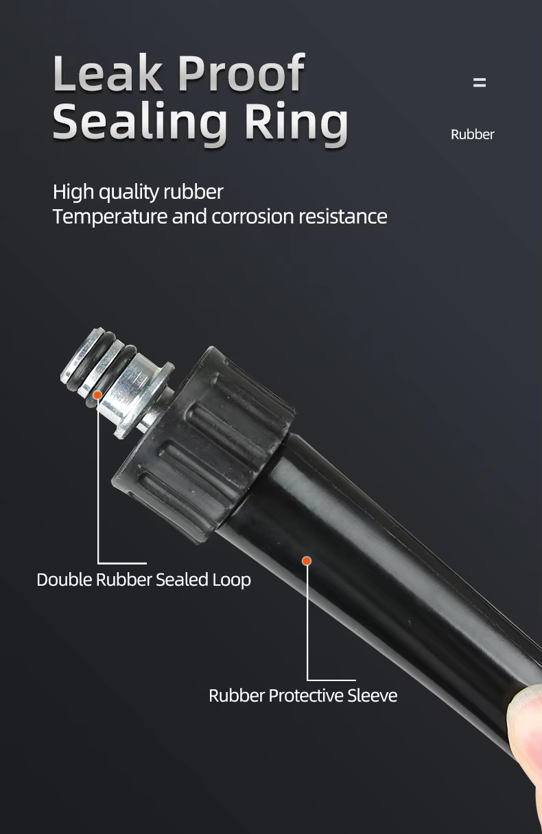 SPS 32FT 4351 PSI 300 BAR 1 Layer Steel Hose Adapter Brass M22-14mm High Pressure Washer Hose Explosion Proof Rubber Hose manufacture
