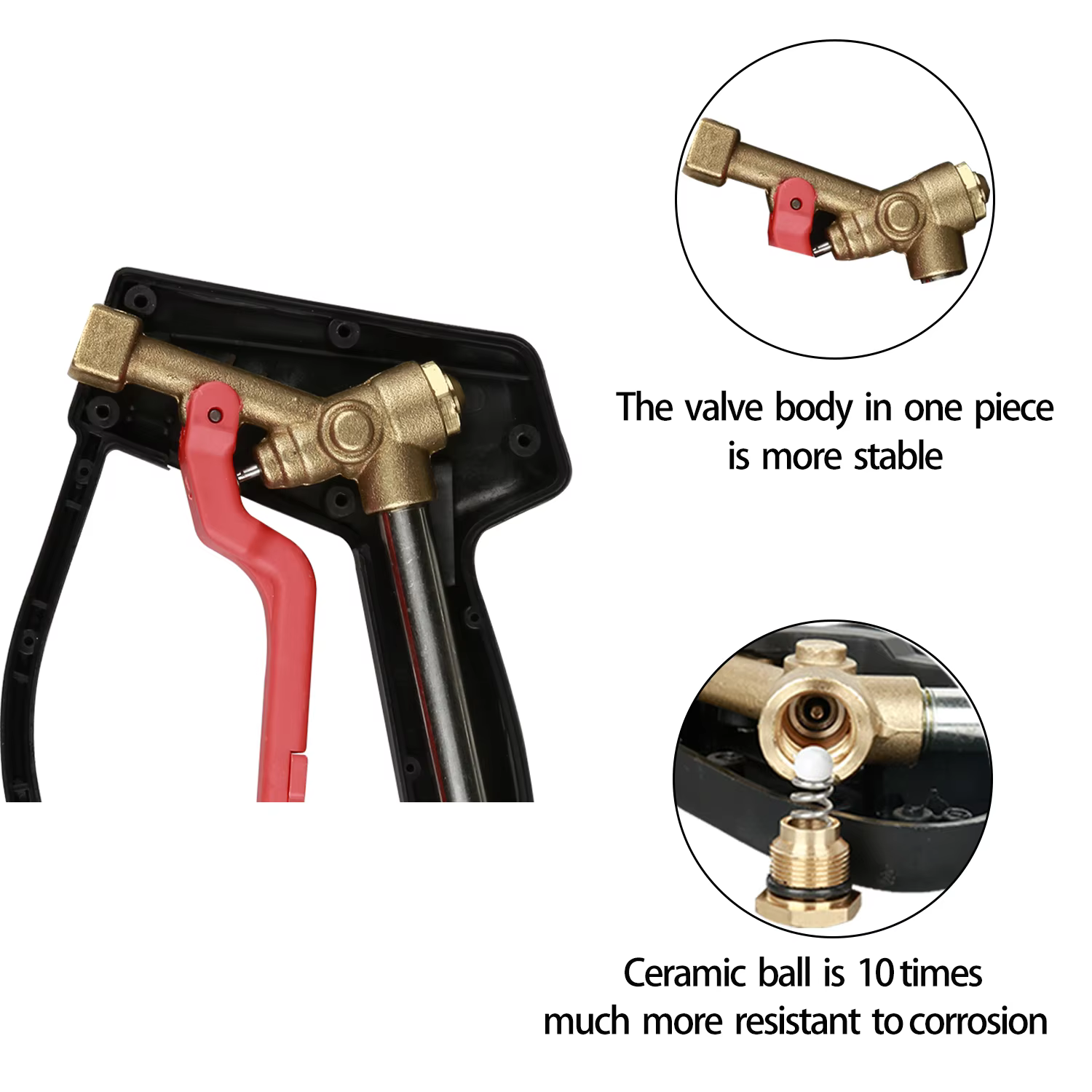 SPS 4000 PSI High Pressure Snow Foam Cannon Gun 5 Color Nozzles M22-15 Fitting Car Wash Kit details