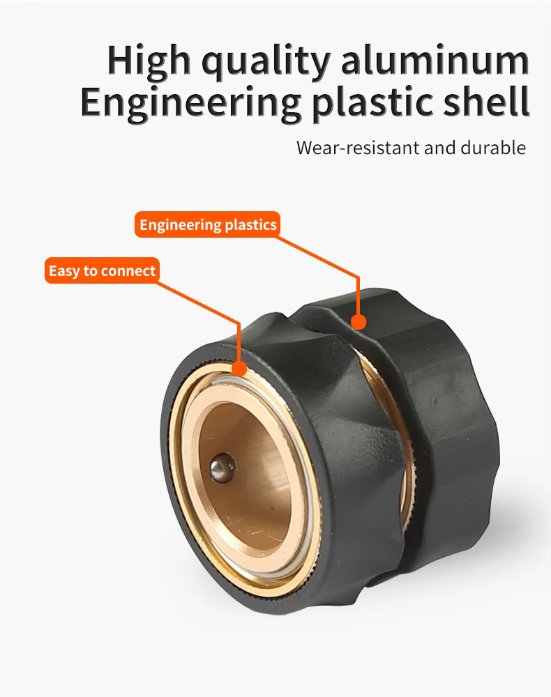 SPS 3/4 Inch Water Hose Quick Plug Male Quick Coupling Female Aluminum Alloy Garden Hose Quick Connector supplier