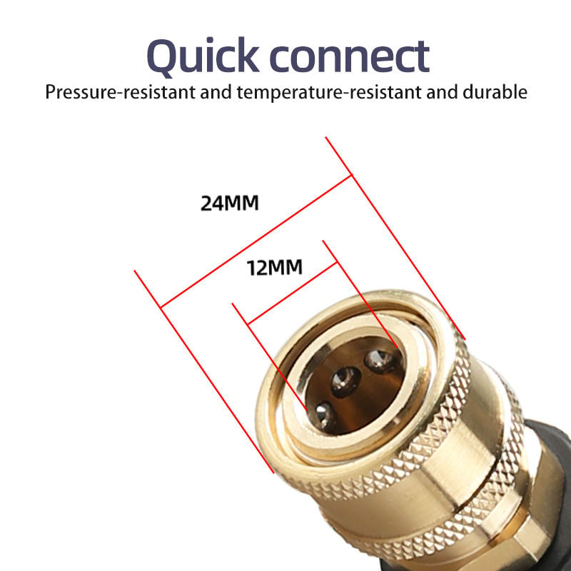 Get rid of dirt and grime easily with a pressure washer snow foam gun