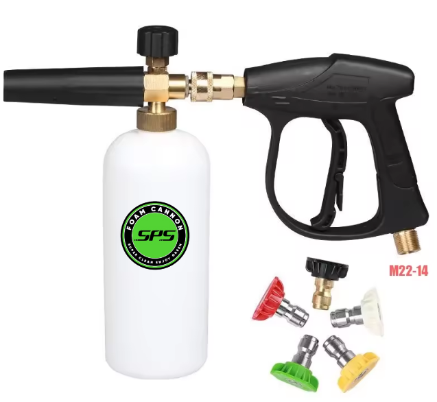 SPS 4000PSI High Pressure Snow Foam Cannon Lance Foam Gun Car Cleaning Kit Car Wash Equipment Supplier