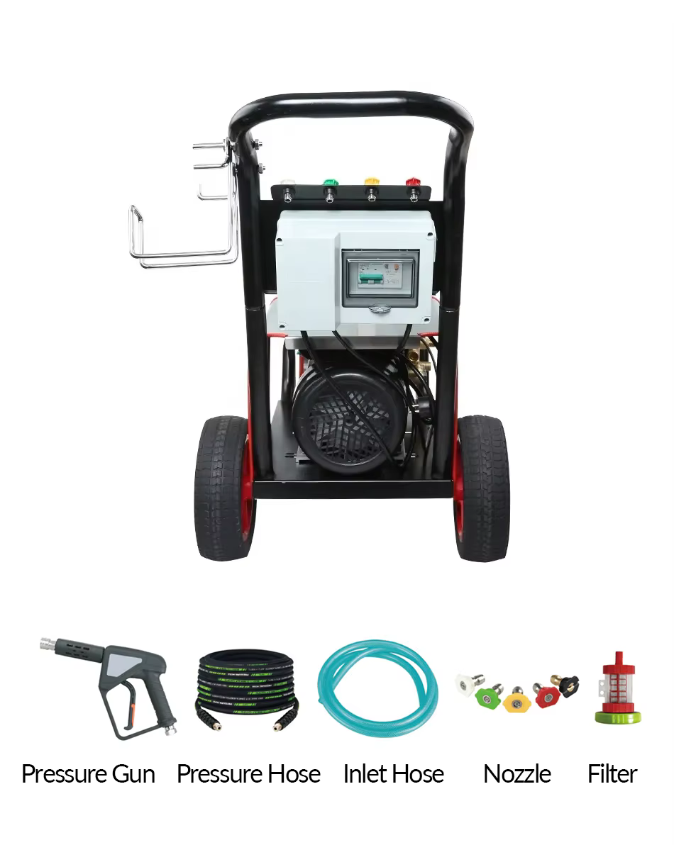 SPS 3000W 130 BAR Portable Pressure Washer 1885PSI Electric High Pressure Power Washer for Car Cleaning manufacture