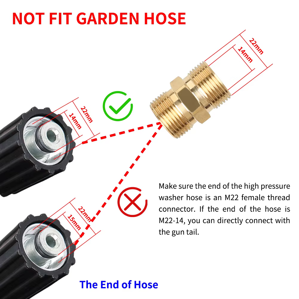 SPS 5800PSI 50FT Black High Pressure Car Wash Washer Water Hose manufacture