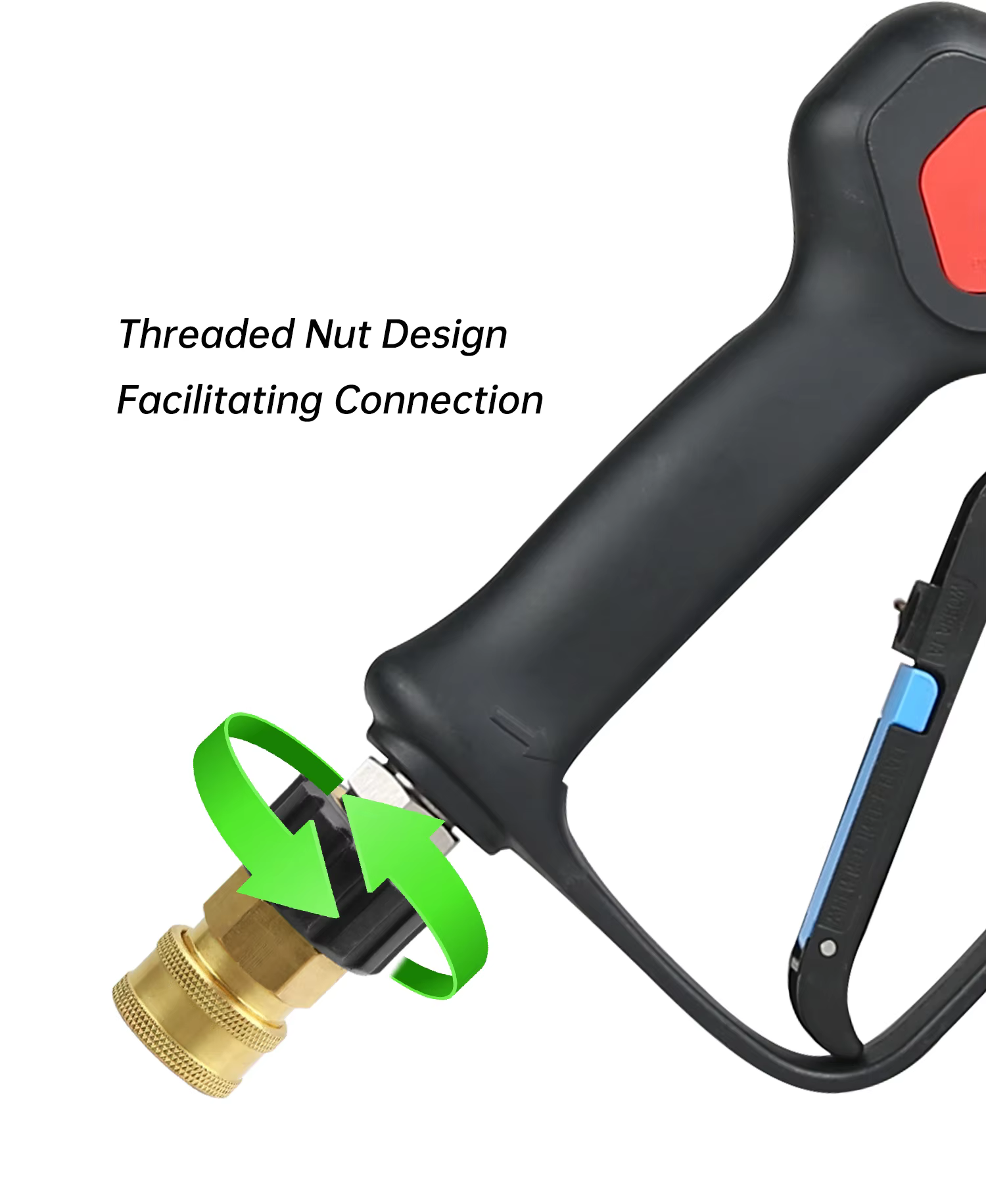 5000 PSI 3/8 Inch Quick Connect Pressure Washer Adapter Quick Coupler Fitting details