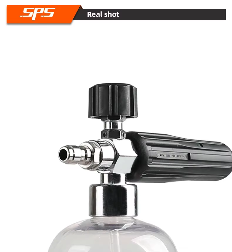 SPS 5000 PSI 1L Transparent Snow Foam Lance Car Wash Snow Shampoo Foam Cannon Foam Nozzle manufacture