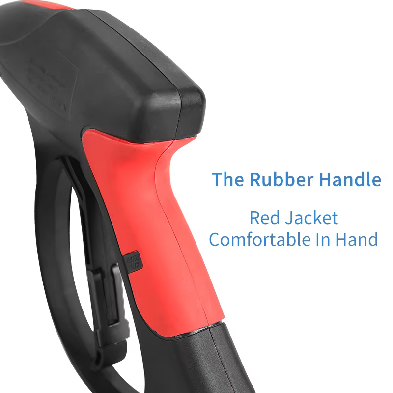 SPS High Pressure Carwash Big Long Red Water Gun With Five Color Nozzles Pressure Washer Tips Pressure Water Gun details