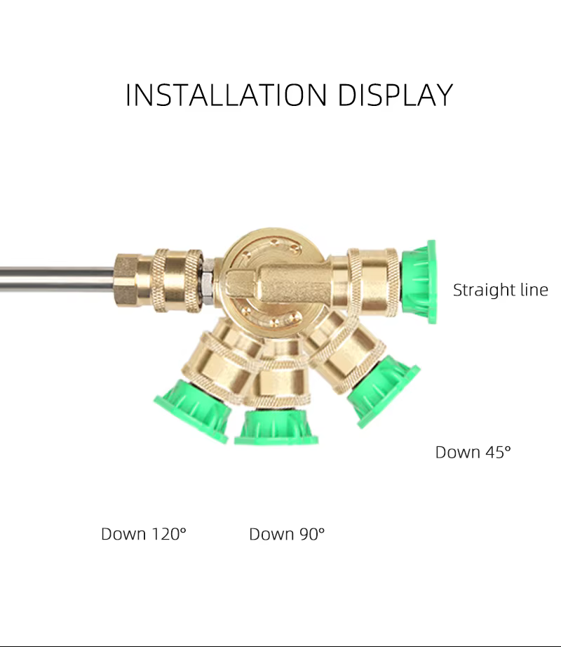 SPS Hot Sale 270 Degree Adjustable Adaptor Quick Connecting Pivoting Coupler Quick Conector manufacture