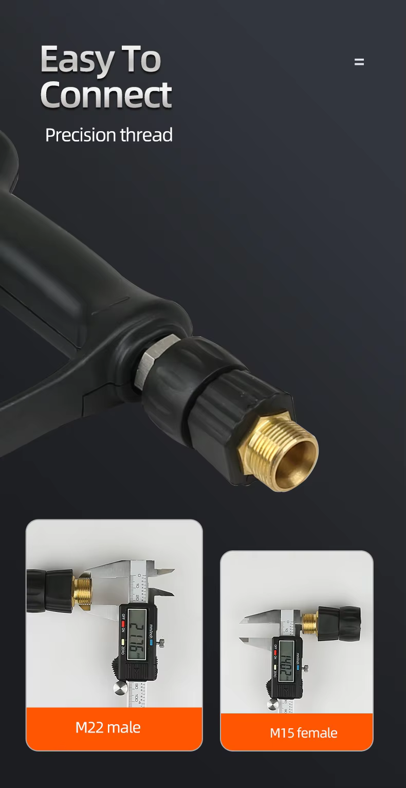 SPS 5000 PSI M22-14 to M22-14 TR22 Anti-winding High Pressure Washer Adapters Quick Connect Fitting for Nilfisk manufacture