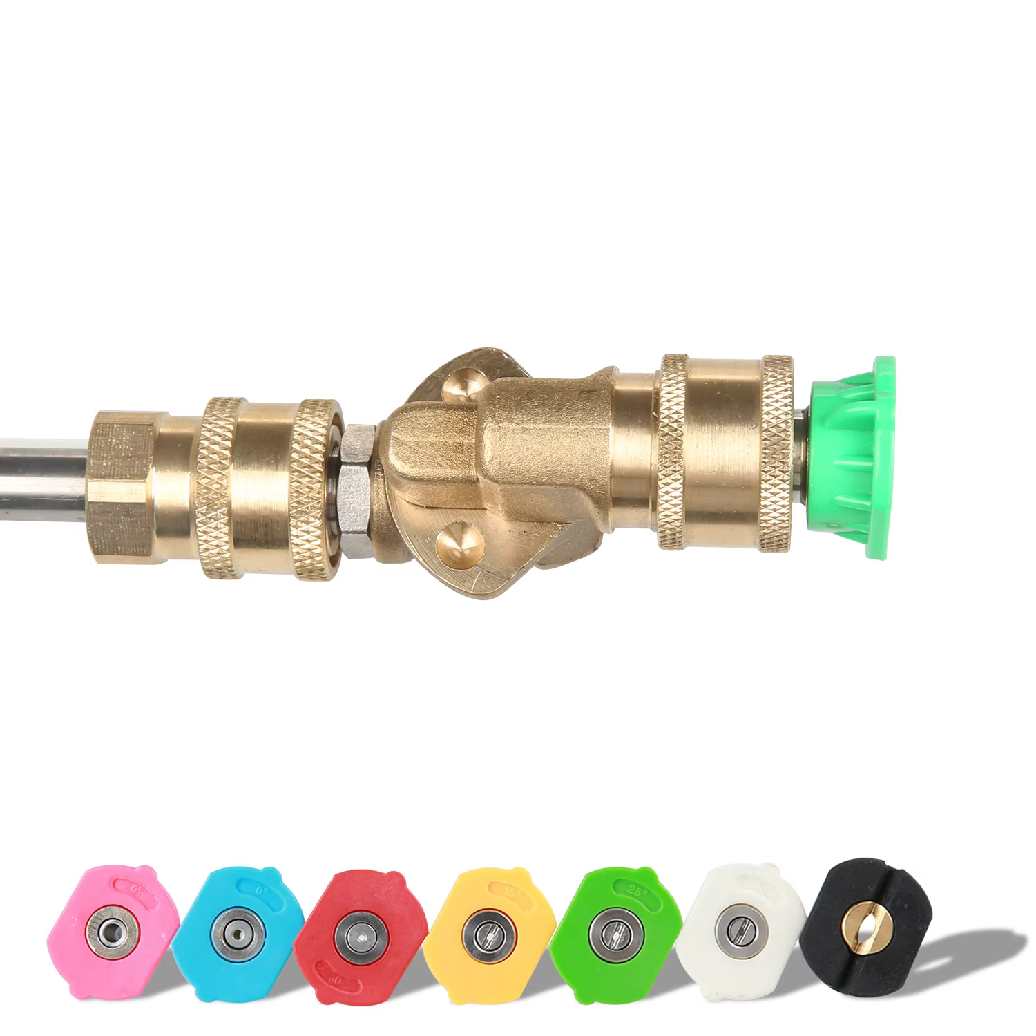 SPS 180 Degree Pressure Washer Nozzle Tips Quick Connecting Pivoting Adapter Coupler Rotating Nozzle for High Pressure Washer supplier