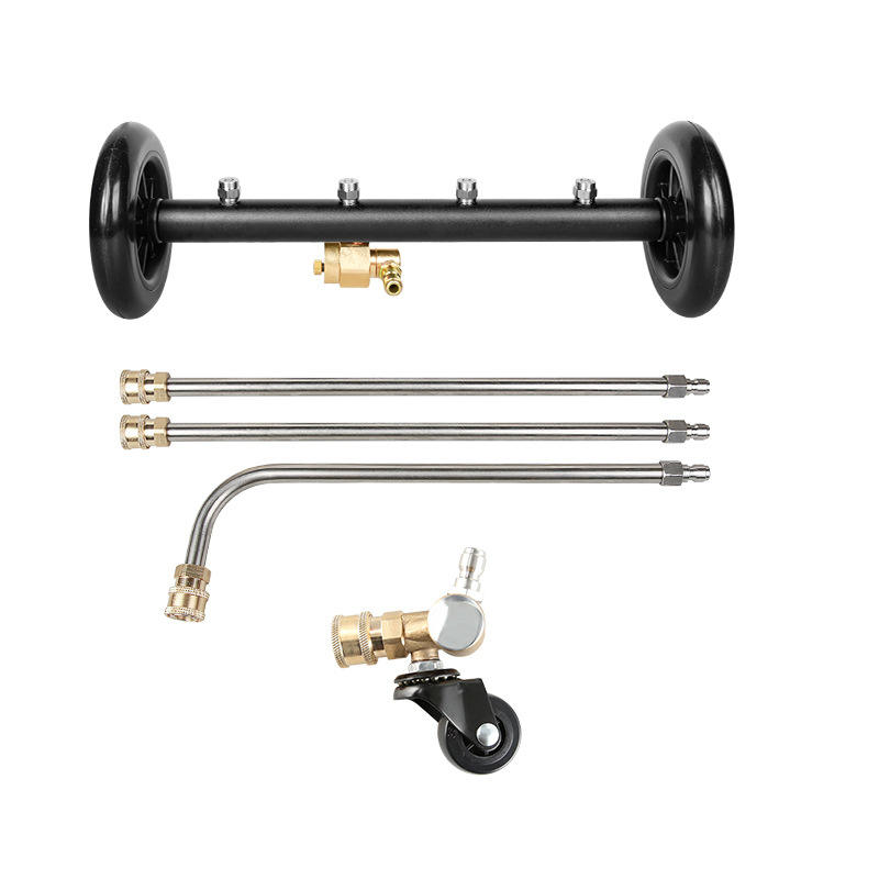 SPS 15 Inch Surface Cleaner Pressure Washer Undercarriage Cleaner,Cleaning Water Broom With Extension Wand