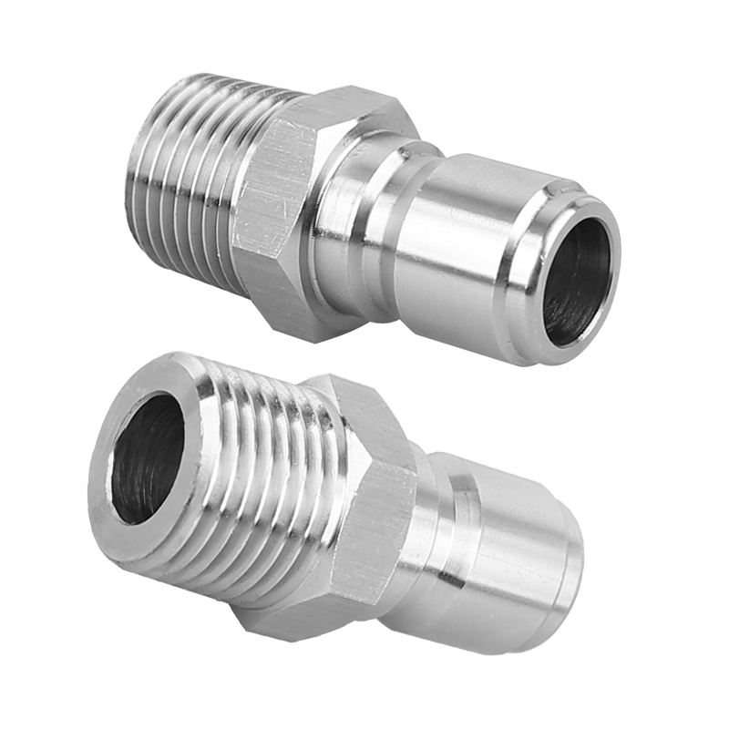 SPS 1/2 Inch NPT Quick Plug Stainless Steel Quick Couple Pressure Washer Fitting Quick Connector